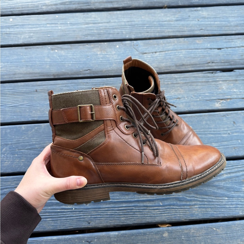 Men's Brown Leather Boots